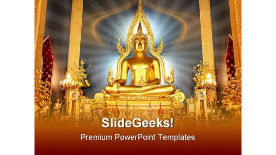 Buddha Religion PowerPoint Templates And PowerPoint Backgrounds 0411