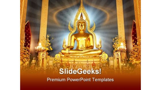 Buddha Religion PowerPoint Templates And PowerPoint Backgrounds 0411