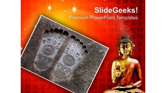 Buddhism Budha Religion PowerPoint Templates And PowerPoint Themes 0712