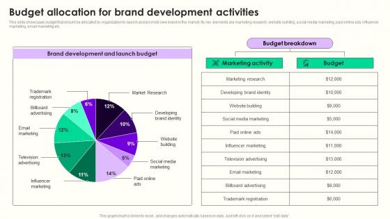 Budget Allocation For Brand Maximizing Sales Via Online Brand Marketing Strategies Slides Pdf