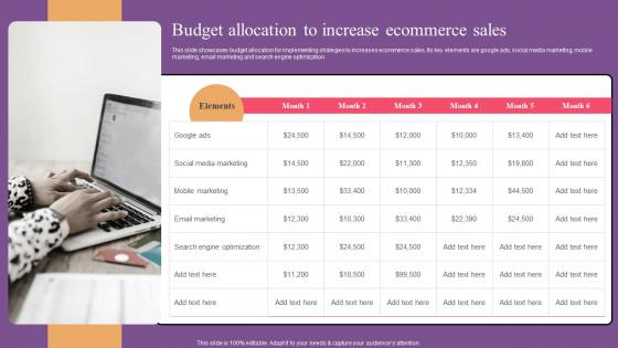 Budget Allocation To Increase Website Optimization To Improve Product Sale Themes Pdf