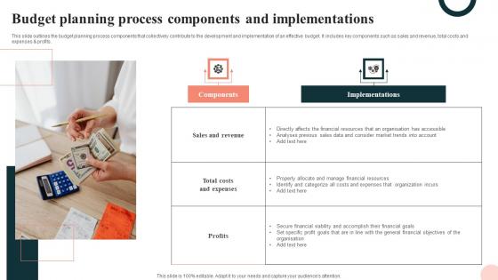 Budget Planning Process Components And Implementations Structure Pdf