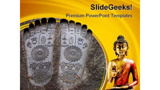 Budha Religion PowerPoint Templates And PowerPoint Backgrounds 0711