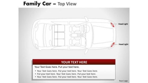 Buggy Red Family Car PowerPoint Slides And Ppt Diagram Templates