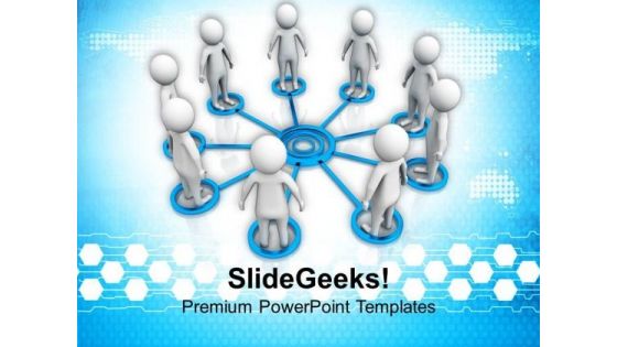 Building A Sense Of Teamwork PowerPoint Templates Ppt Backgrounds For Slides 0813