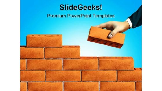 Building Base Business PowerPoint Template 0810