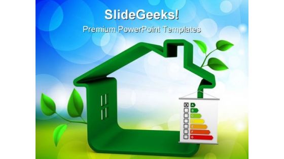 Building Energy Performance Real Estate PowerPoint Templates And PowerPoint Backgrounds 0411