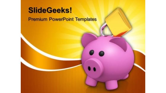 Building Financial Security PowerPoint Templates And PowerPoint Themes 1012