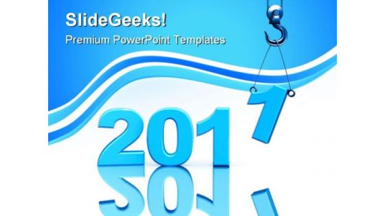 Building New Year Business PowerPoint Templates And PowerPoint Backgrounds 0311