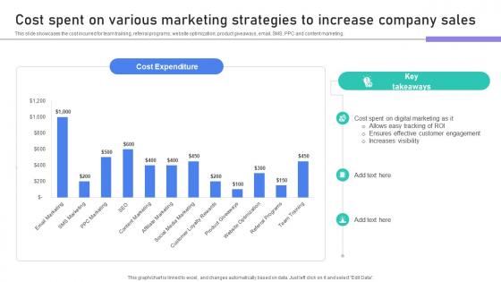 Building Stronger Customer Cost Spent On Various Marketing Strategies To Increase SA SS V Building Stronger Customer Cost Spent On Various Marketing Strategies To Increase SA SS V