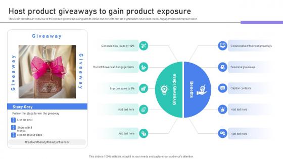 Building Stronger Customer Host Product Giveaways To Gain Product Exposure SA SS V Building Stronger Customer Host Product Giveaways To Gain Product Exposure SA SS V