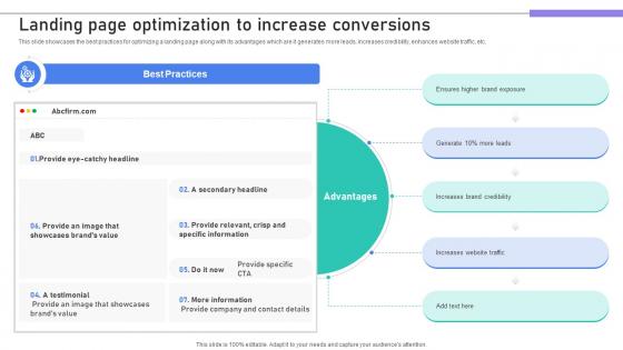 Building Stronger Customer Landing Page Optimization To Increase Conversions SA SS V Building Stronger Customer Landing Page Optimization To Increase Conversions SA SS V