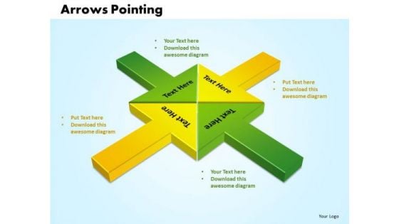 Buisness Marketing PowerPoint Templates Business Arrows Pointing Inwards Chart Ppt Slides