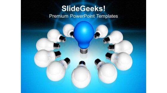 Bulb Technology Leadership PowerPoint Templates And PowerPoint Themes 0812