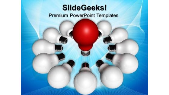 Bulb Technology PowerPoint Templates And PowerPoint Themes 0812