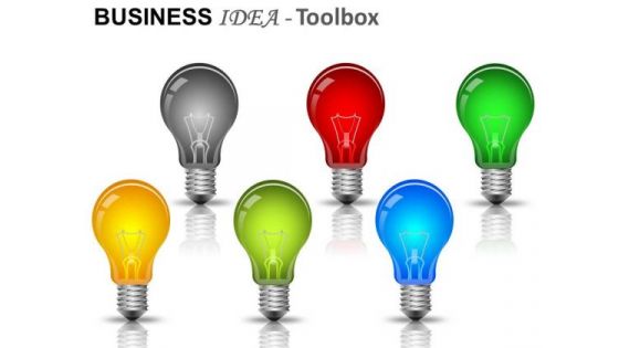 Bulbs Business Idea PowerPoint Slides And Ppt Diagram Templates