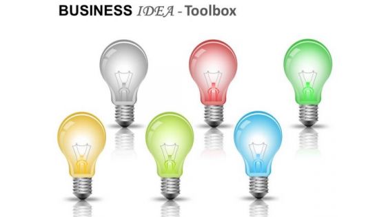 Bulbs Showing Business Ideas PowerPoint Slides And Ppt Diagram Templates