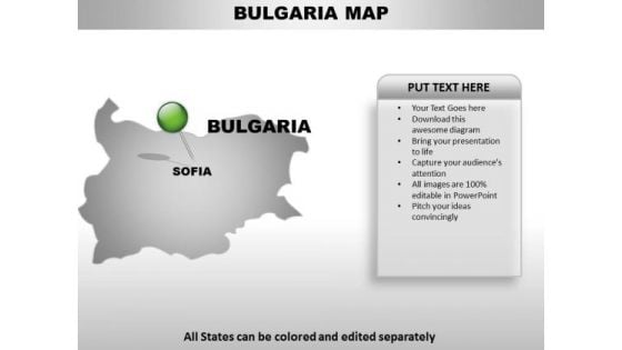 Bulgaria Country PowerPoint Maps Bulgaria Country PowerPoint Maps