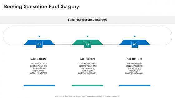 Burning Sensation Foot Surgery In Powerpoint And Google Slides Cpb