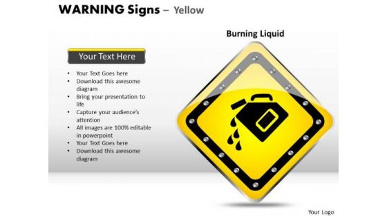 Burning Spirits Warning Signs PowerPoint Slides And Ppt Diagram Templates