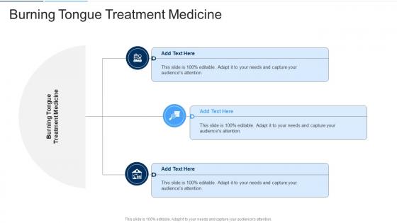 Burning Tongue Treatment Medicine In Powerpoint And Google Slides Cpb