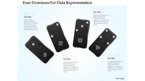 Busines Diagram Four Dominoes For Data Representation Presentation Template Busines Diagram Four Dominoes For Data Representation Presentation Template
