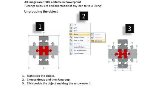Business 3d Puzzle Pieces Misc PowerPoint Slides And Ppt Diagram Templates