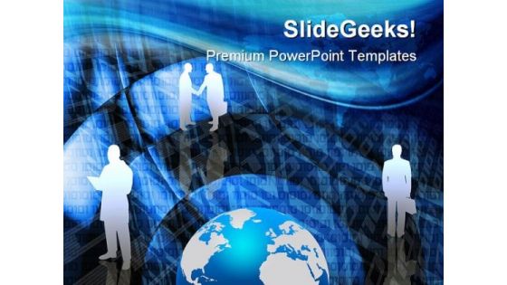 Business Abstract Global PowerPoint Templates And PowerPoint Backgrounds 0211