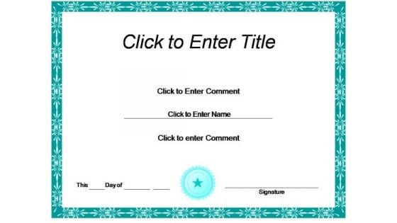 Business Achievement Certificate PowerPoint Templates Business Achievement Certificate PowerPoint Templates