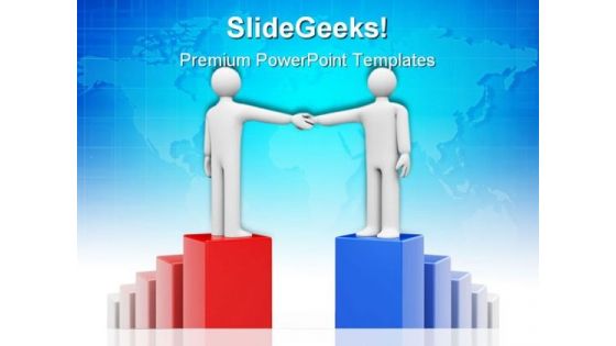 Business Agreement Handshake PowerPoint Themes And PowerPoint Slides 0711