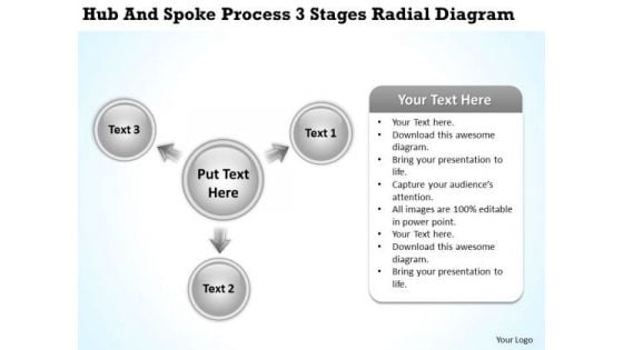 Business Analyst Diagrams Radial PowerPoint Templates Backgrounds For Slides