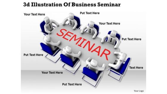 Business And Strategy 3d Illustration Of Seminar Basic Concepts