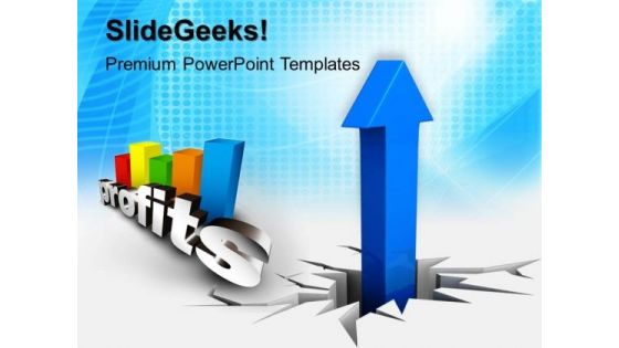 Business Arrow Profit Concept PowerPoint Templates And PowerPoint Themes 1012