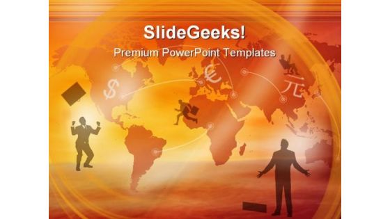 Business Background Global PowerPoint Templates And PowerPoint Backgrounds 0611