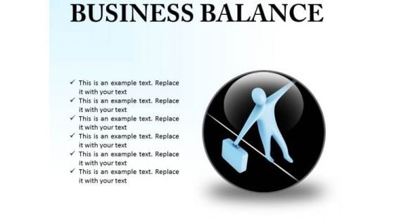 Business Balance Success PowerPoint Presentation Slides C