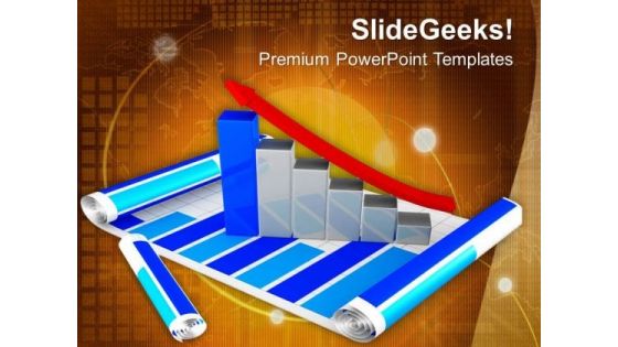 Business Bar Chart Finance And Growth PowerPoint Templates Ppt Backgrounds For Slides 0513