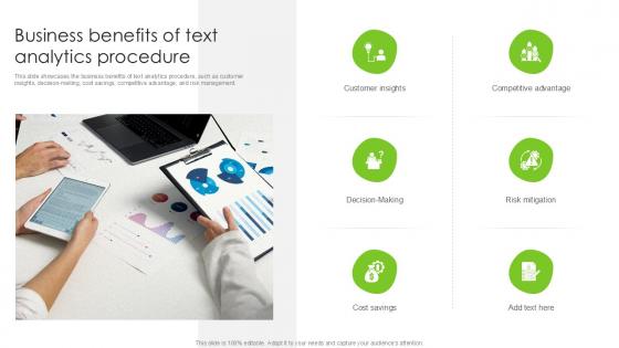 Business Benefits Of Text Analytics Procedure PPT Presentation SS Business Benefits Of Text Analytics Procedure PPT Presentation SS