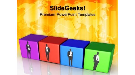 Business Block Teamwork PowerPoint Templates And PowerPoint Themes 0812