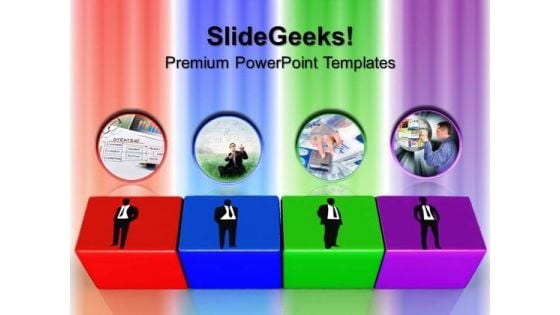 Business Blocks Success PowerPoint Templates And PowerPoint Themes 0712