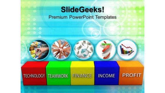 Business Blocks Success PowerPoint Templates And PowerPoint Themes 1012