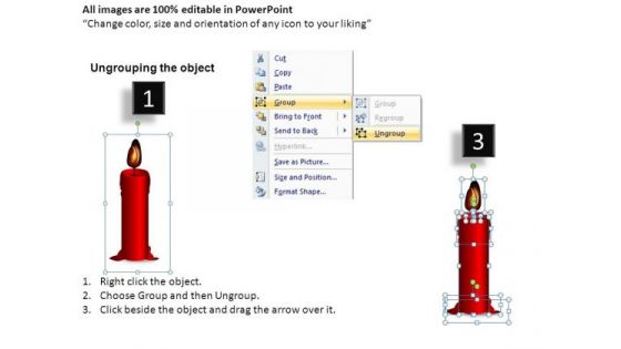 Business Candle Melting Diagram 1 PowerPoint Slides And Ppt Diagram Templates