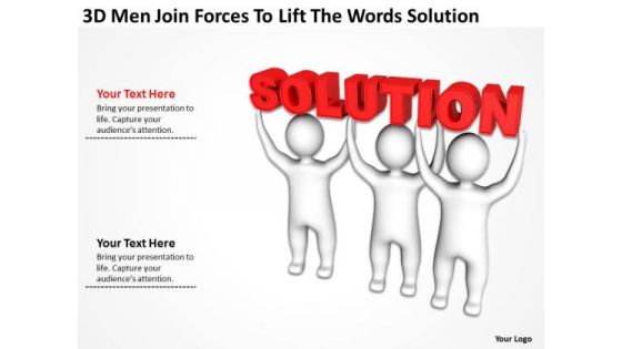 Business Case Diagram 3d Men Join Forces To Lift The Words Solution PowerPoint Templates Business Case Diagram 3d Men Join Forces To Lift The Words Solution PowerPoint Templates