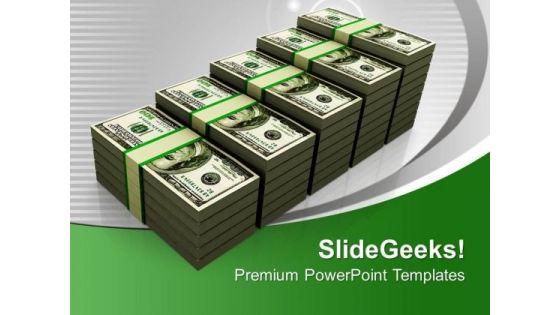 Business Chart Made Of Dollars PowerPoint Templates Ppt Backgrounds For Slides 0213 Business Chart Made Of Dollars PowerPoint Templates Ppt Backgrounds For Slides 0213
