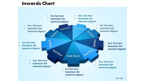 Business Chart PowerPoint Templates Business Arrows Pointing Inwards Chart Ppt Slides