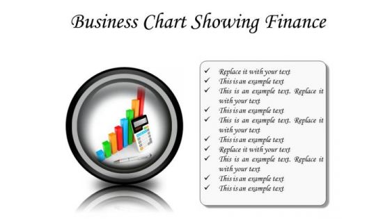 Business Chart Showing Finance PowerPoint Presentation Slides Cc