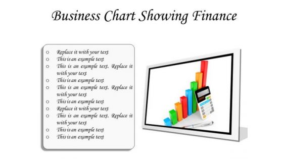 Business Chart Showing Finance PowerPoint Presentation Slides F