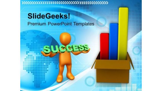 Business Charts Coming Out Of Box Success PowerPoint Templates Ppt Backgrounds For Slides 0113