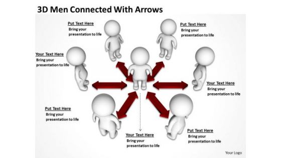 Business Charts Examples 3d Men Connected With Arrows PowerPoint Templates Business Charts Examples 3d Men Connected With Arrows PowerPoint Templates