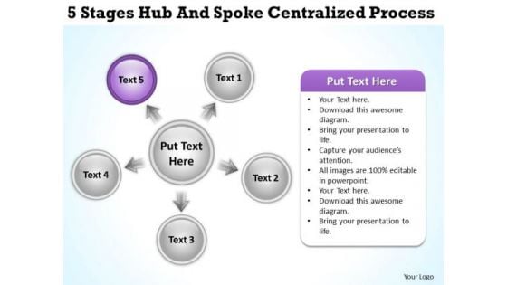 Business Charts Examples Centralized Process PowerPoint Templates Backgrounds For Slides