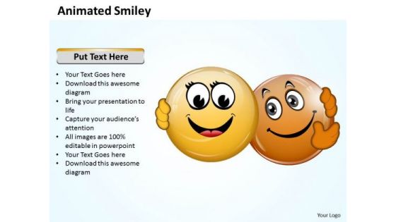 Business Charts PowerPoint Templates Animated Smiley Faces With Different Emotion